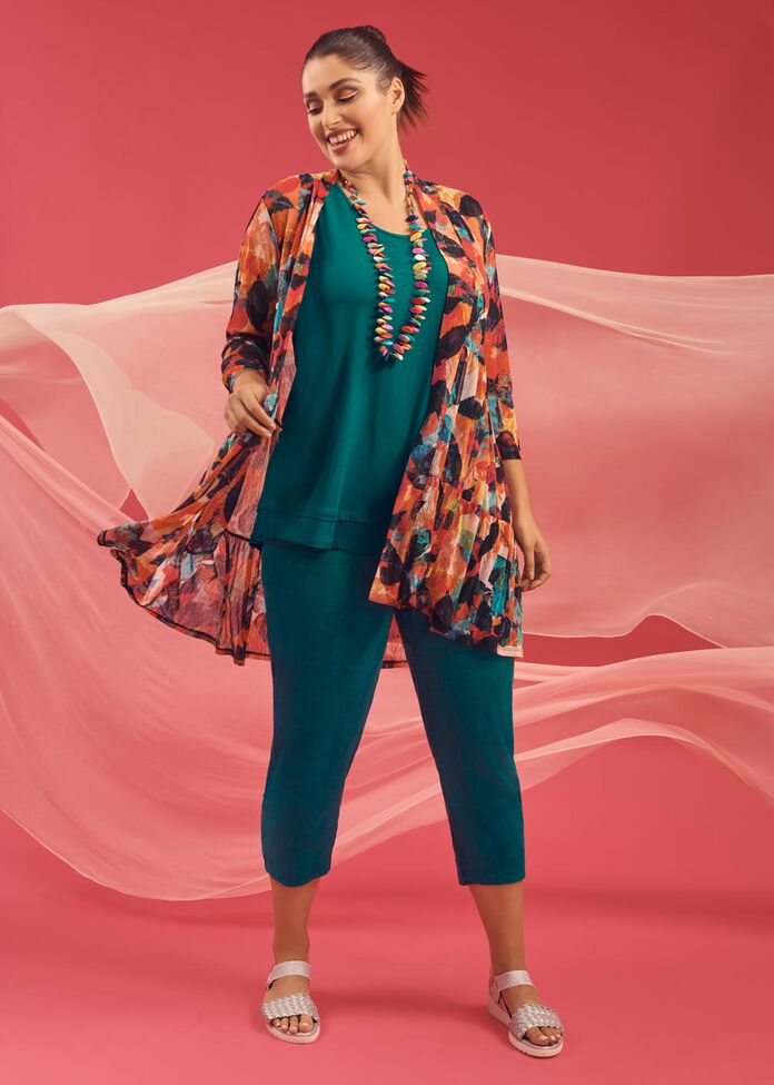 Mesh Messina Tier Cardigan, , hi-res