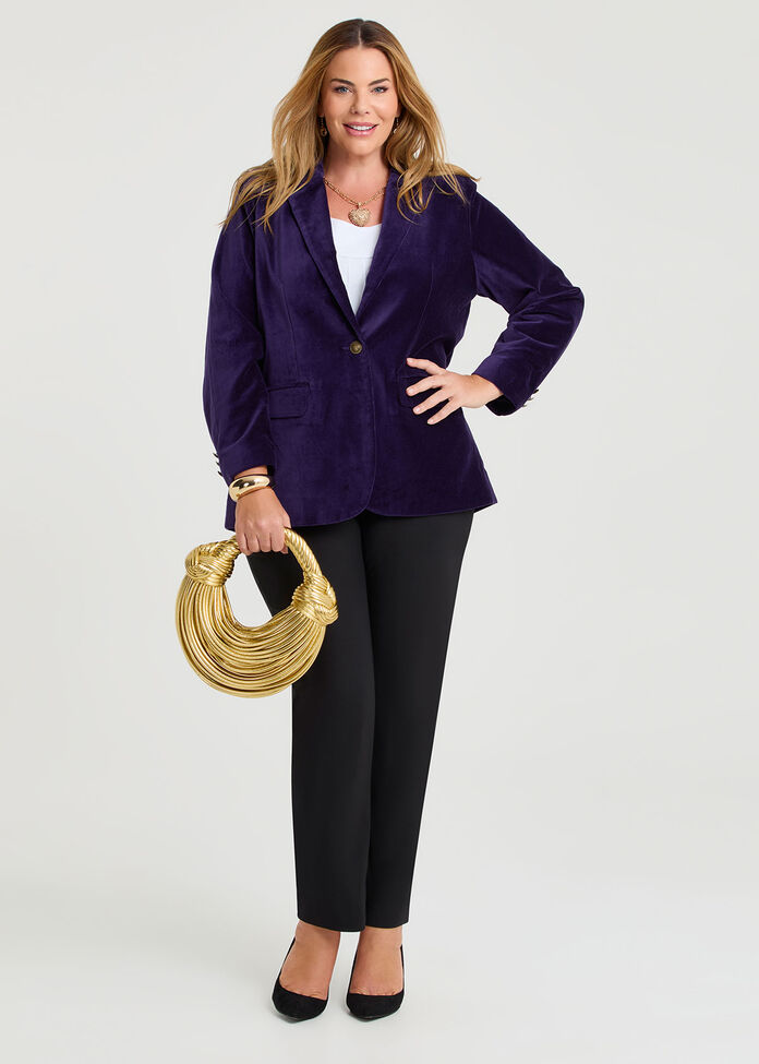 Midnight Velvet Luxe Jacket, , hi-res
