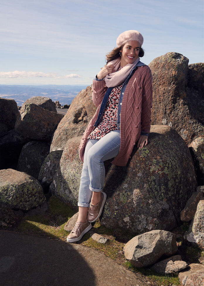 Pom Poms Cardi, , hi-res
