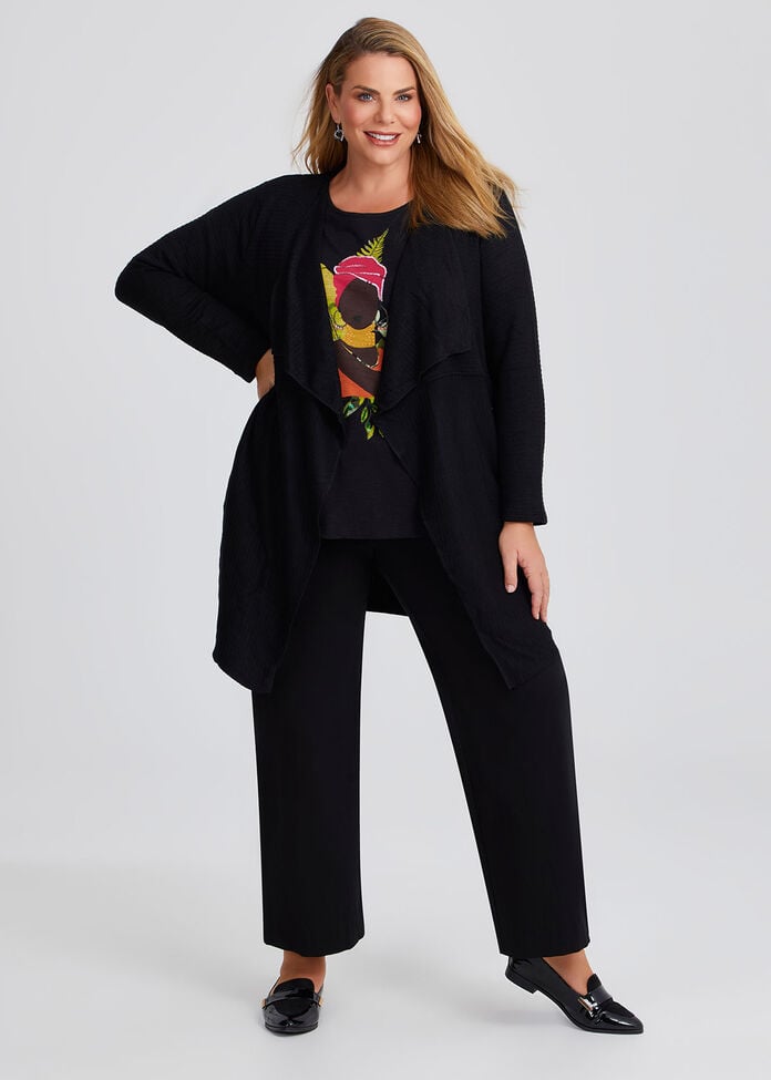 Natural Canopy Texture Cardigan, , hi-res