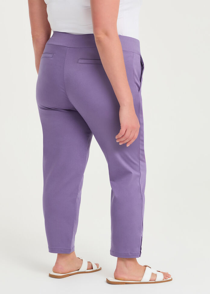 Petite Medina Slim Leg Natural Pant, , hi-res