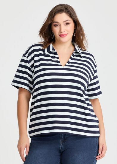Plus Size Reagan Polo Top