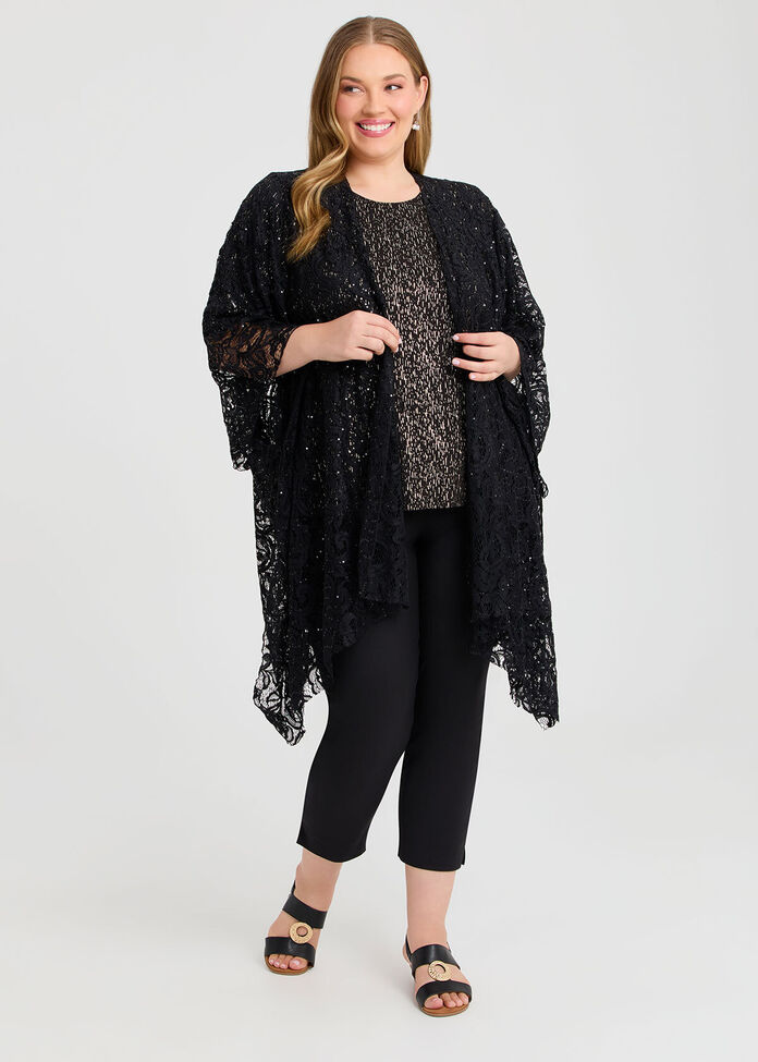Evening Sequin Cape, , hi-res