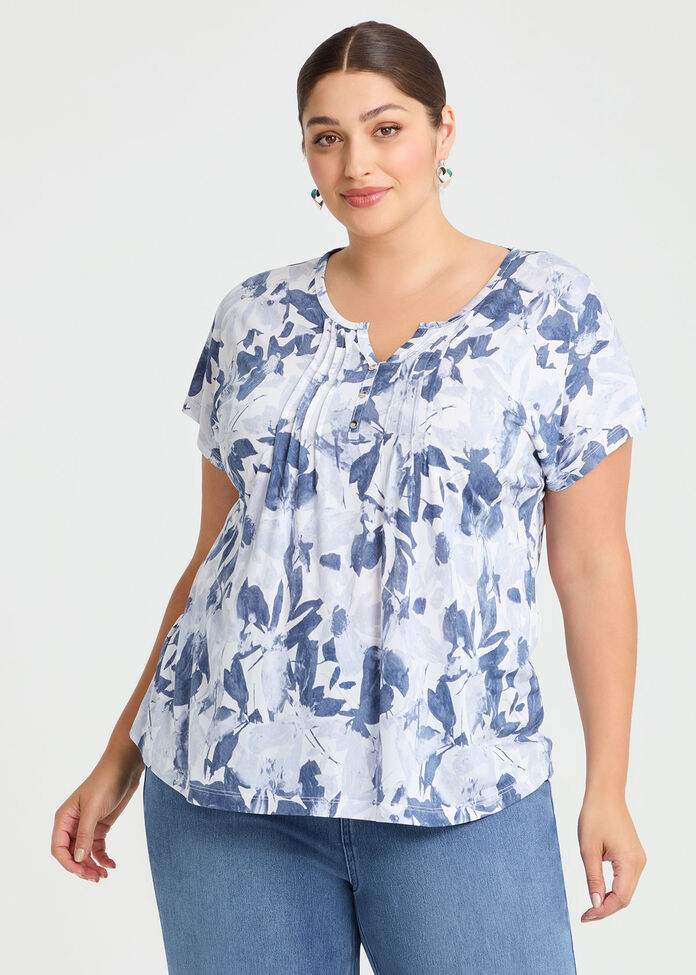 Kylie Henley Neck Top, , hi-res
