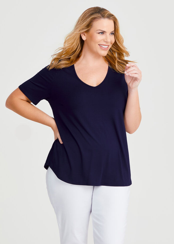 Bamboo Foundation Short Sleeve Top, , hi-res