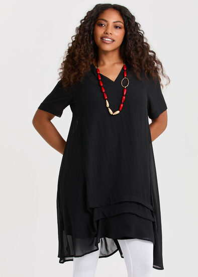 Plus Size Chiffon Bonnie Dress