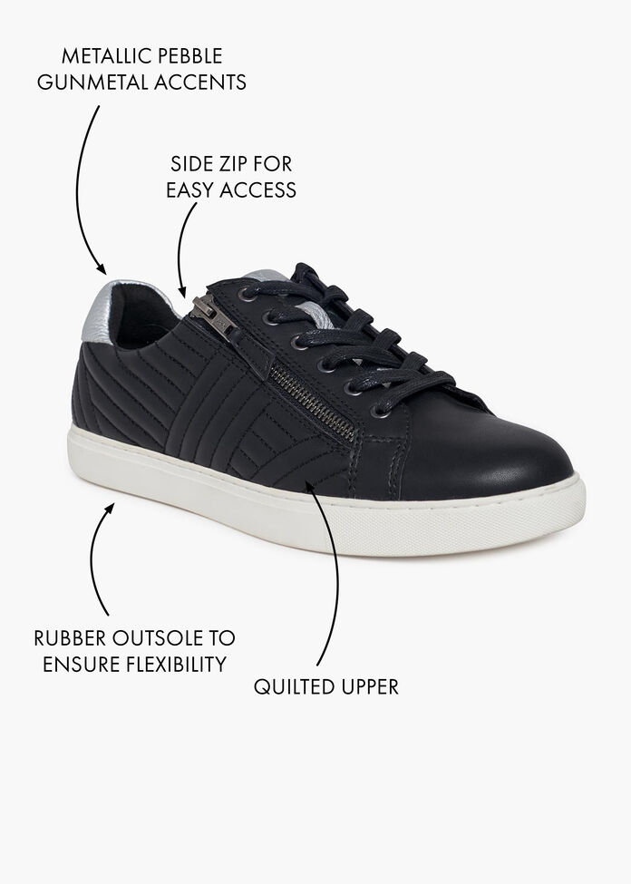 Quinn Quilted Sneaker, , hi-res