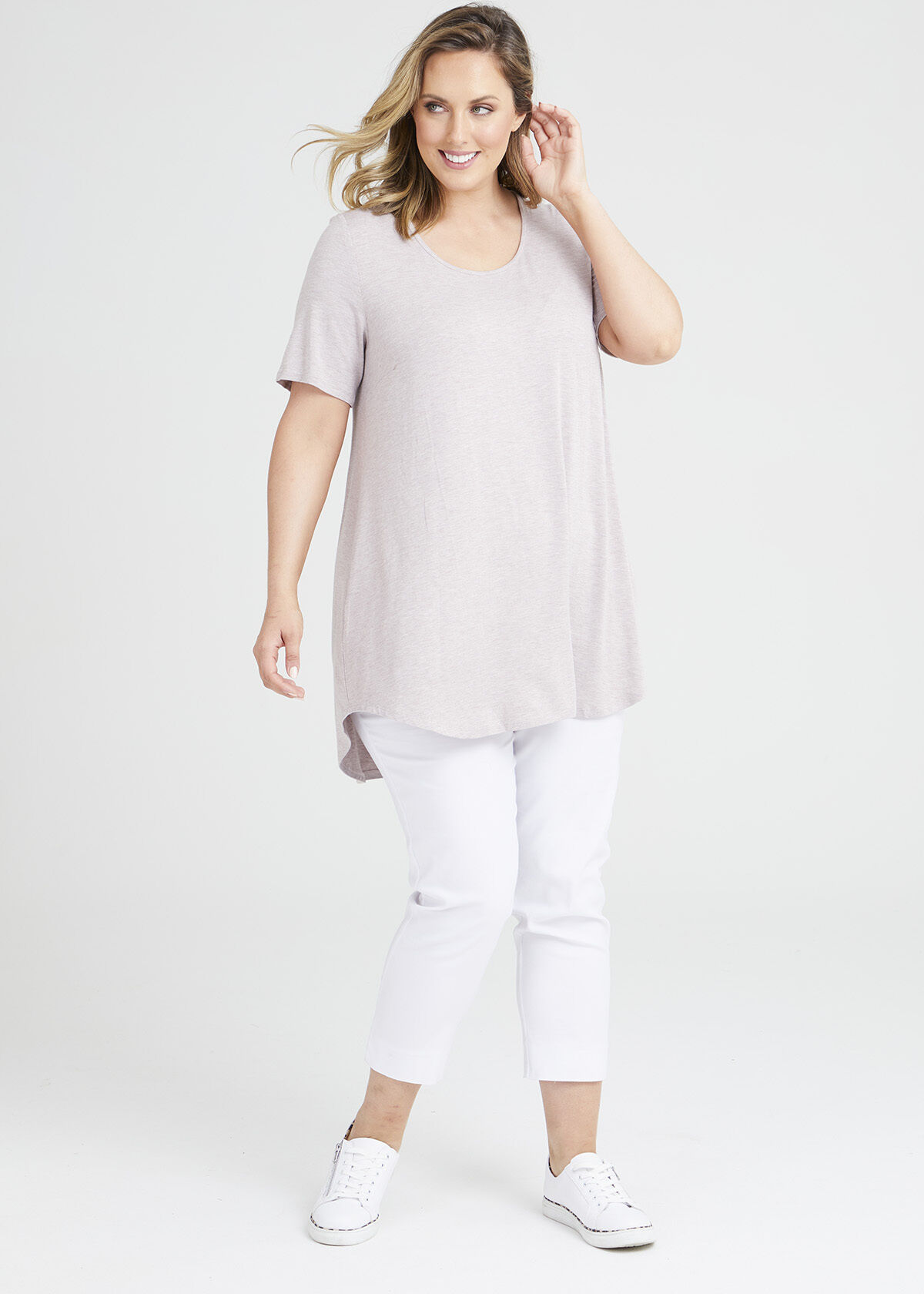 Shop Bamboo Base Short Sleeve Top in 