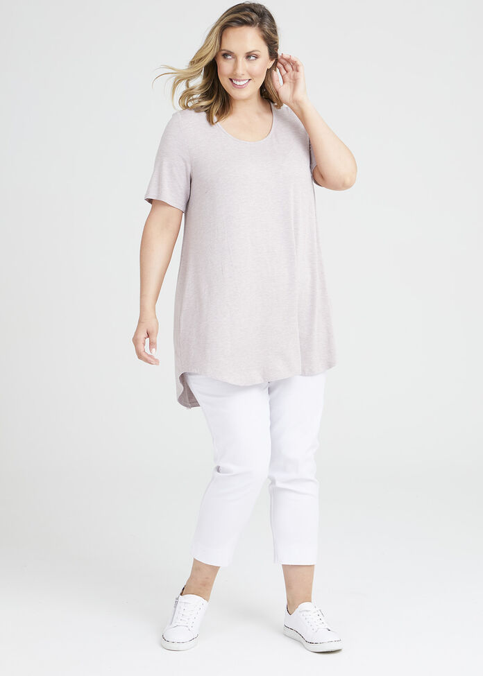 Bamboo Base Short Sleeve Top, , hi-res