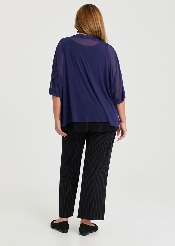 Mesh Indigo Violet Overtop, , hi-res