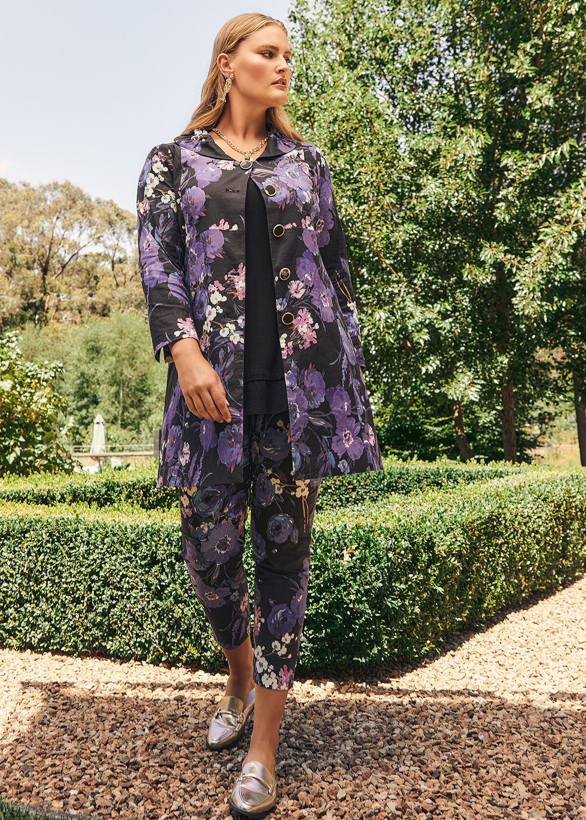 Shop Flora Floral Linen Suit Pant in 