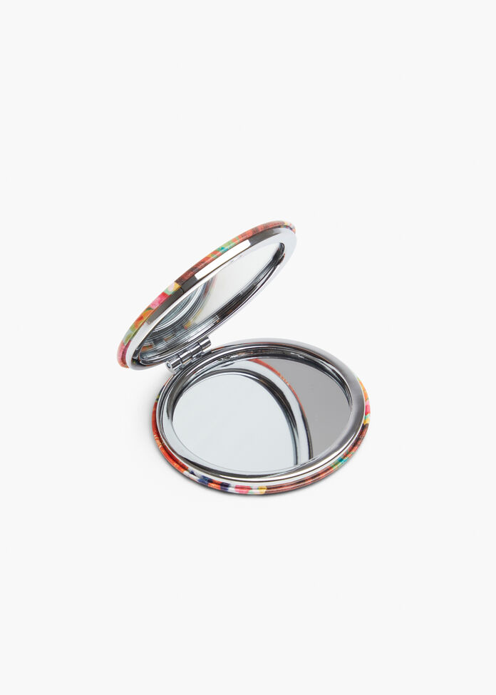 Flower Cat Compact Mirror, , hi-res