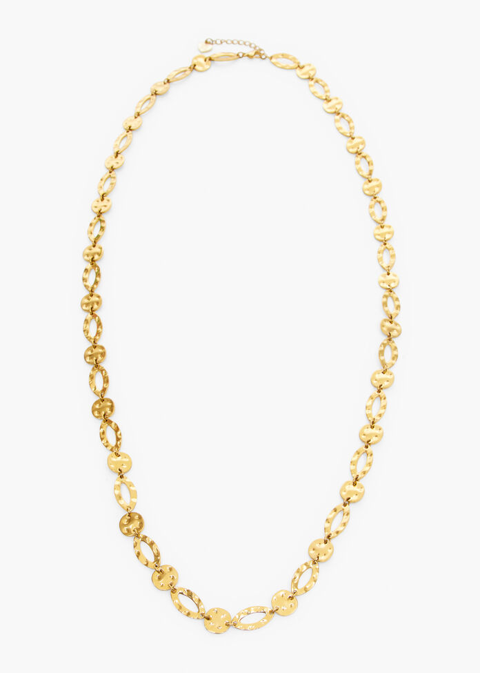 Premium Chain Detail Necklace, , hi-res