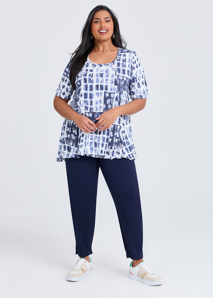 Transit Bamboo Foil Crush Top, , hi-res