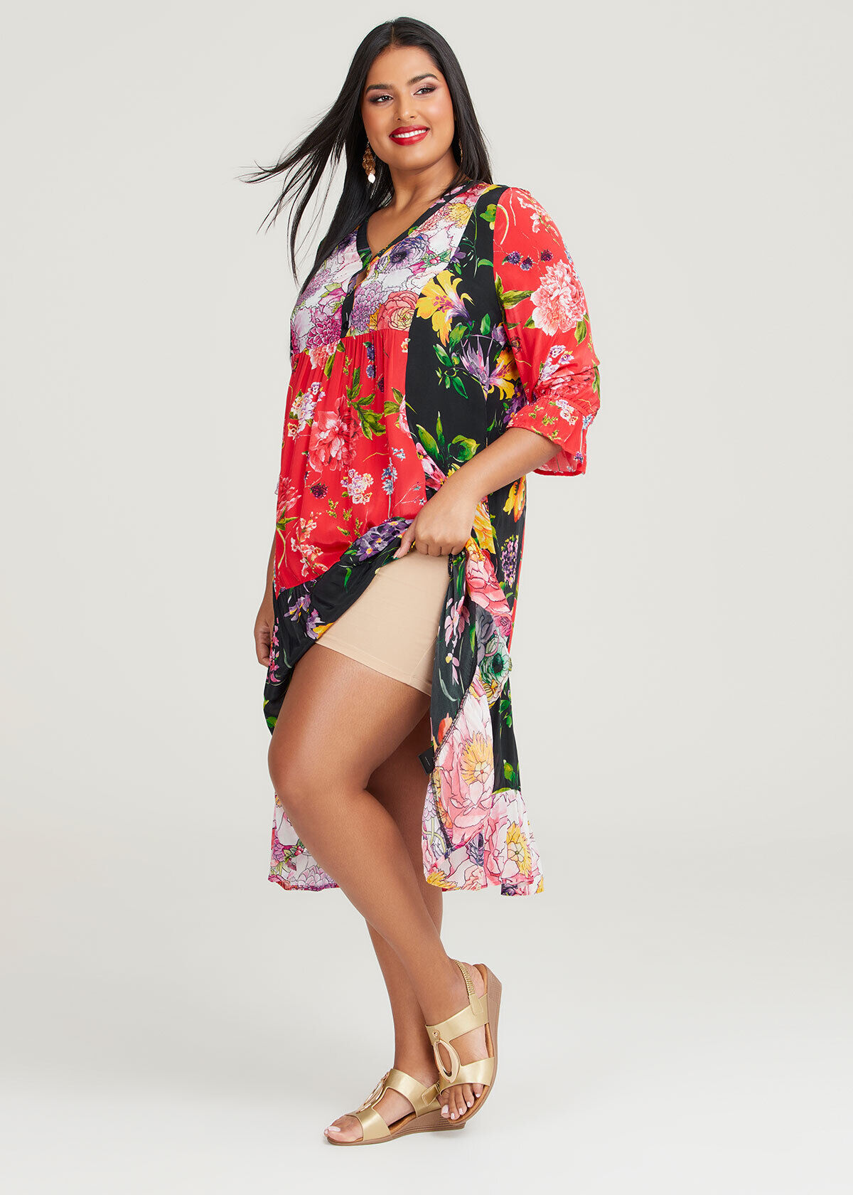 Plus size summer best sale garden party dresses