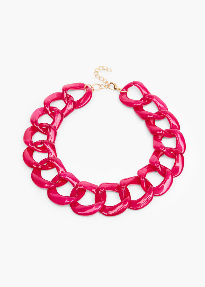 Chain Links Necklace, , hi-res