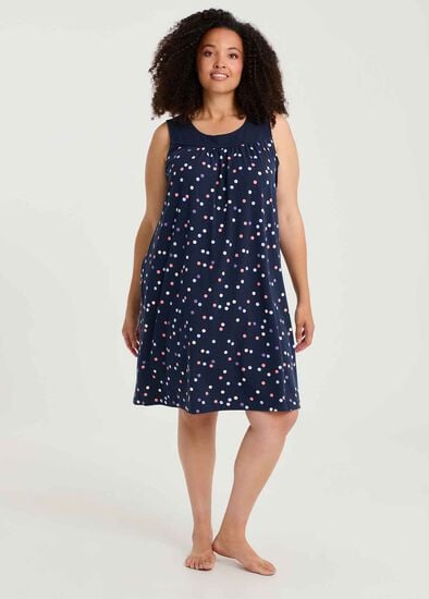 Plus Size Australian Cotton Confetti Nightie