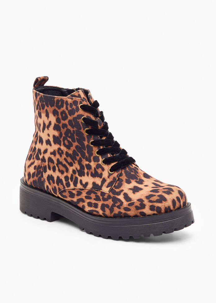 Animal Lace Up Boot, , hi-res