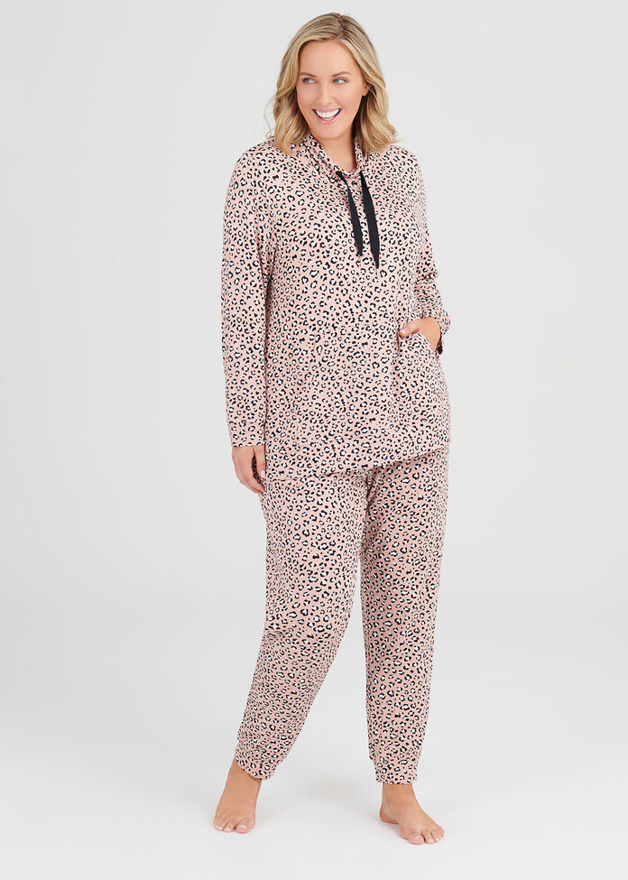 Shop Plus Size Bamboo Cosy Animal Pj Top in Print | Sizes 12-30 ...