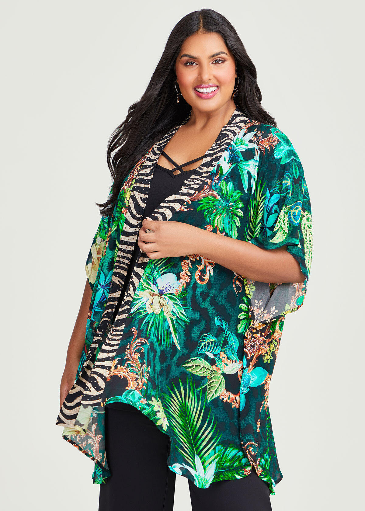 Plus Size Kimono Tops USA Curve Kimono Robes Taking Shape USA