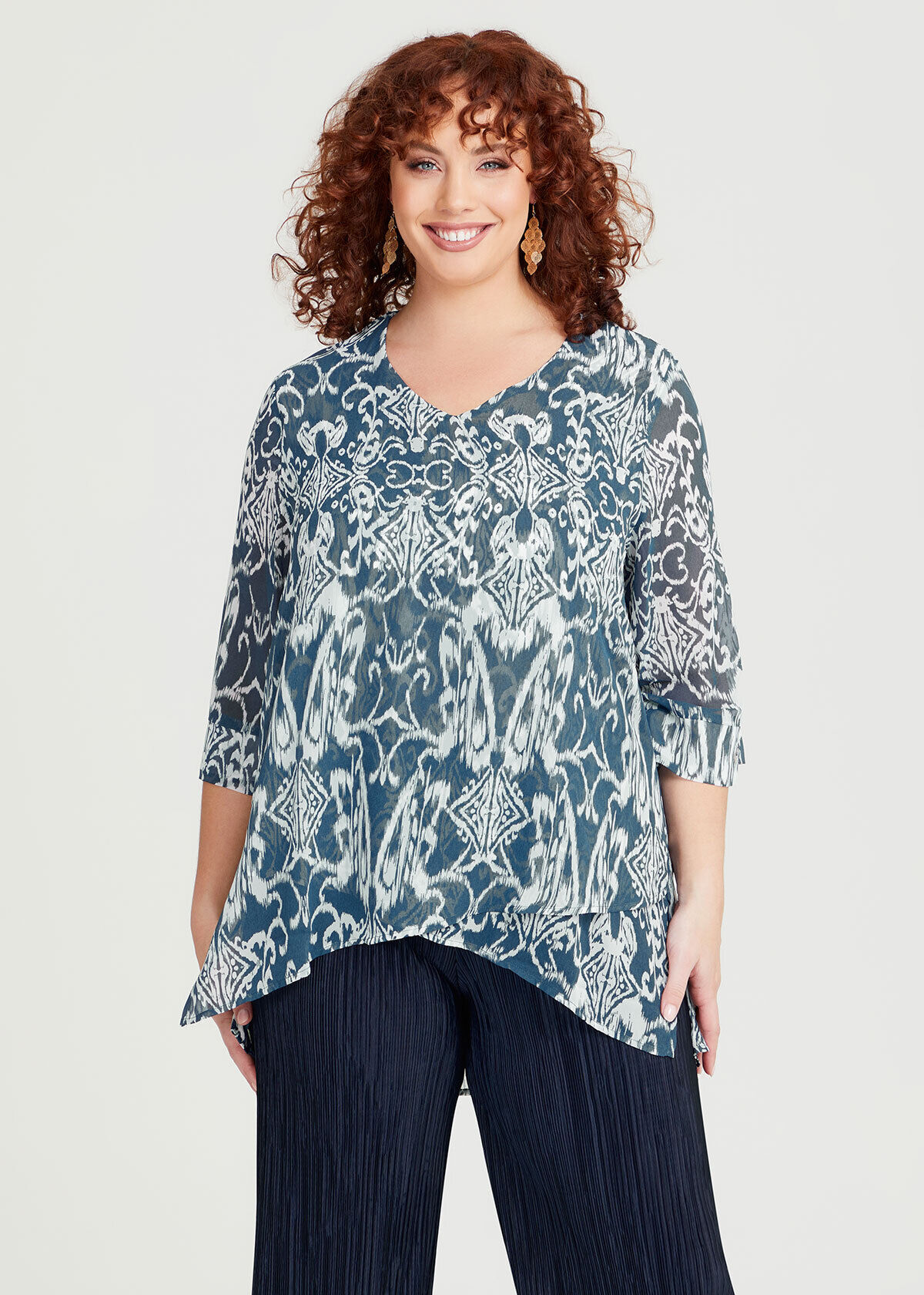 Chiffon Swing Top