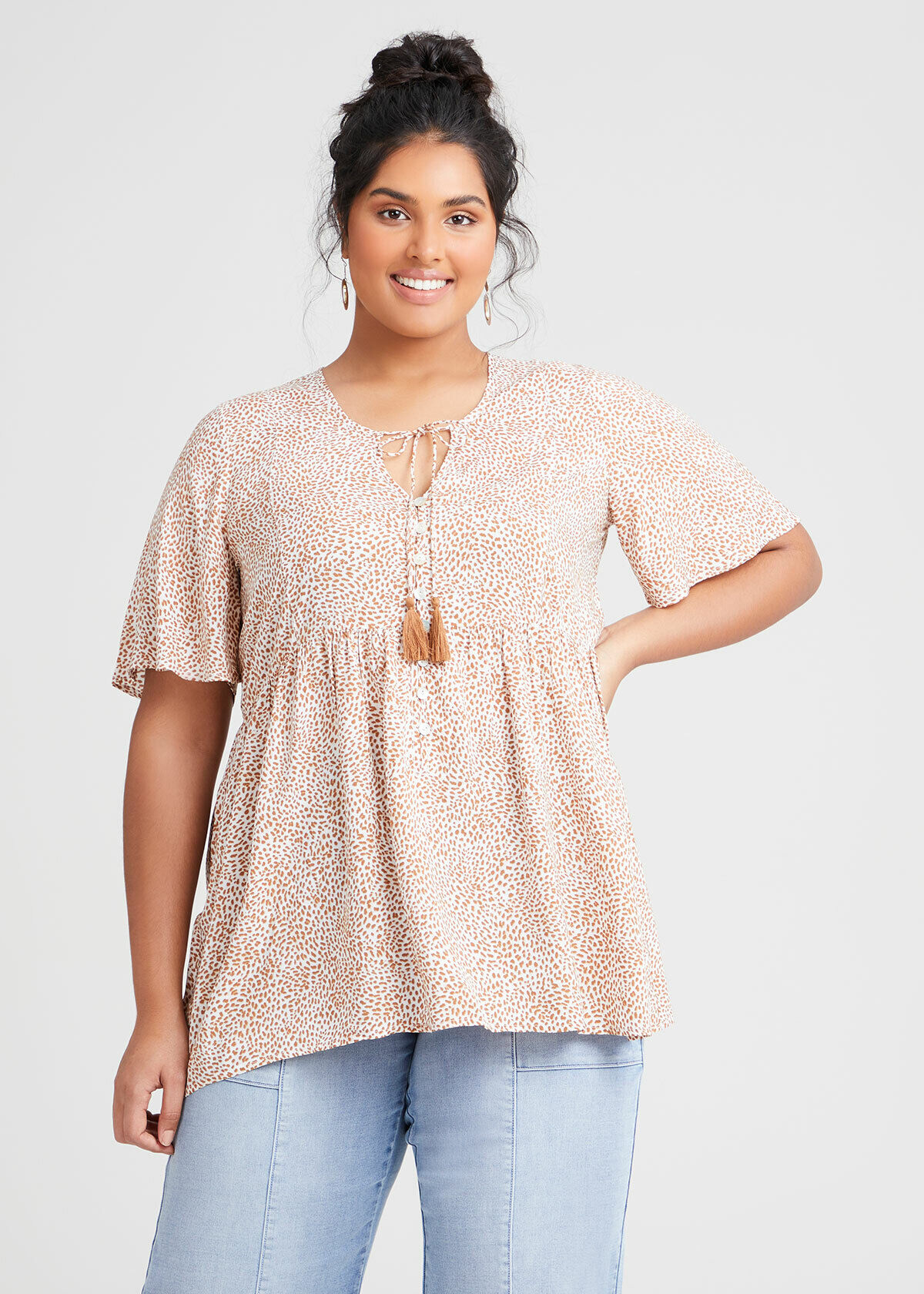 plus size boho blouses
