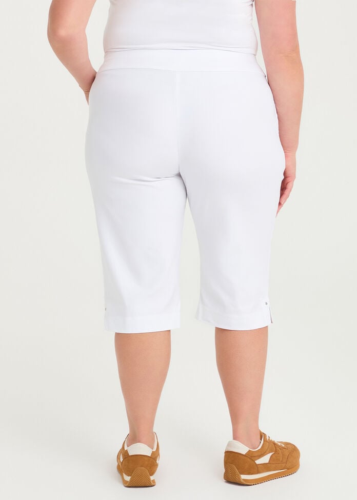 Petite Editorial Pocket Long Short, WHITE, hi-res