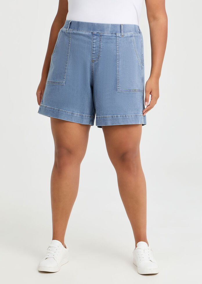 Cool Jade Classic Denim Short, , hi-res