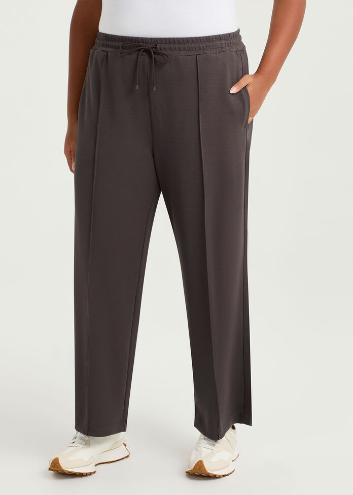 Luxe Touch Tape Wide Leg Trackpant, , hi-res