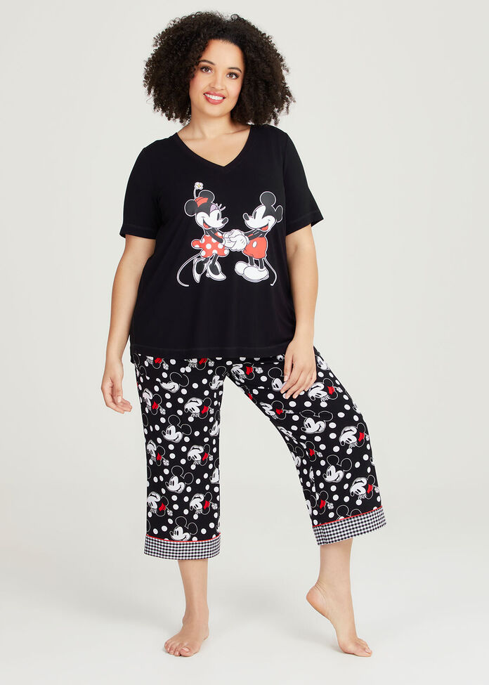 Mickey & Minnie Pyjama Top, , hi-res
