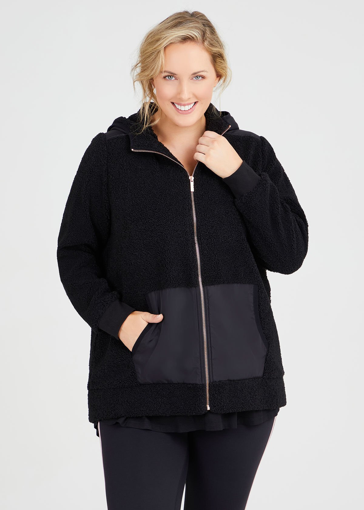 Teddy Boucle Hoodie