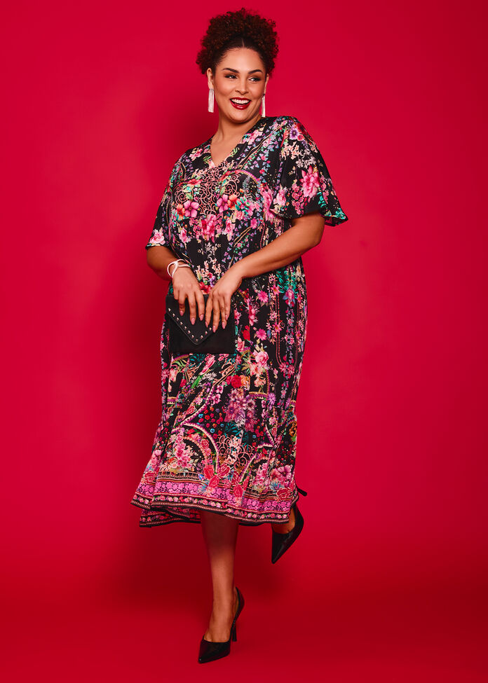 Natural Summer Days Dress, , hi-res