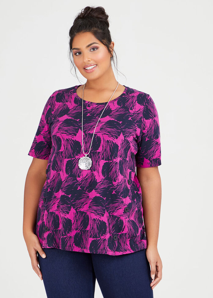 Cotton Nightfall Top, , hi-res