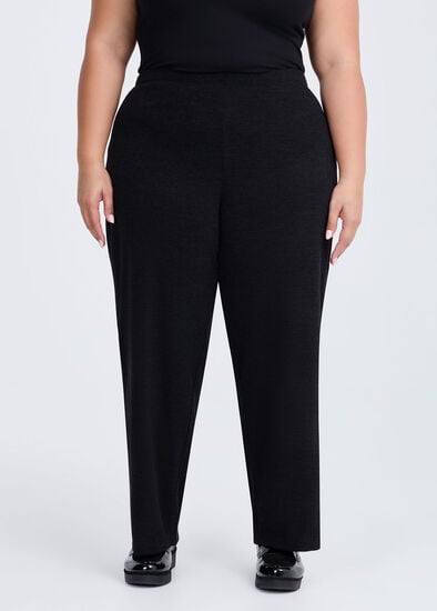 Plus Size Snug Relaxed Pull On Pant