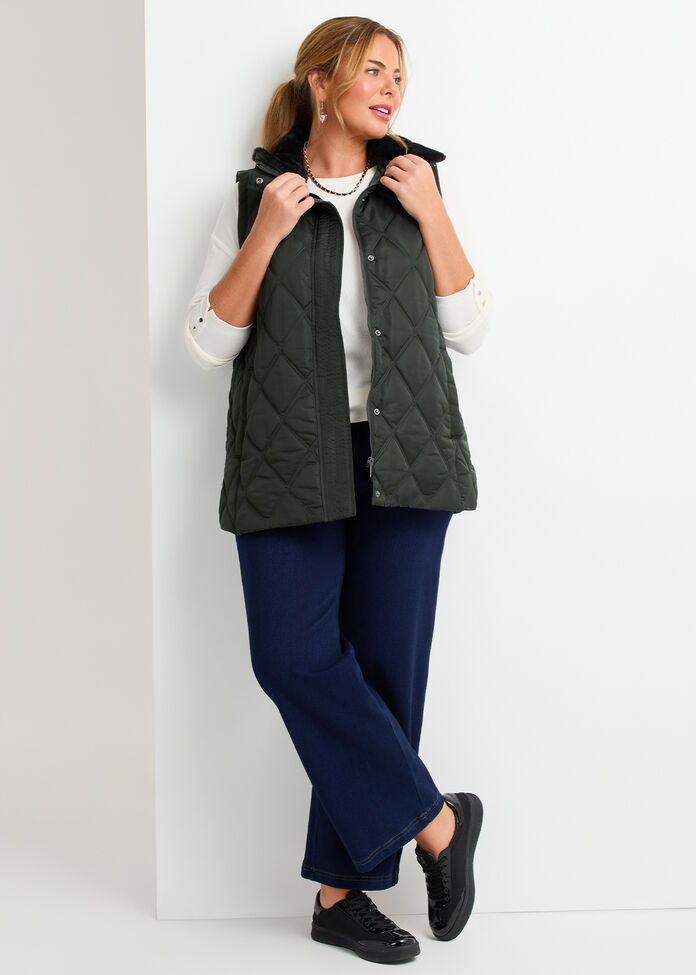 Rib Hi-lo Top, , hi-res
