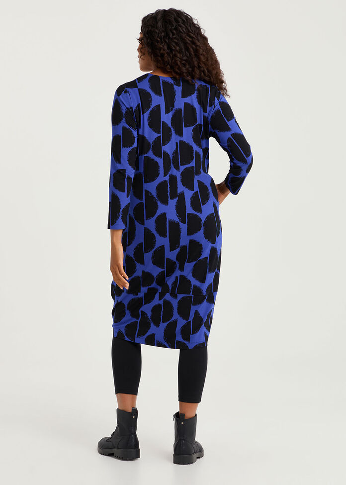 Natural Horizon Spot Dress, , hi-res