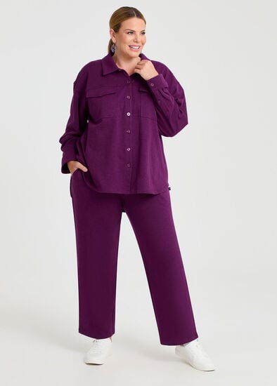 Plus Size Straight Leg Lounge Pant