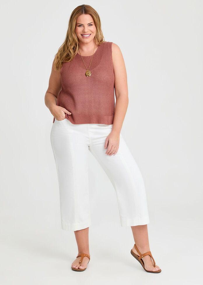 The Wide Leg Crop Jean, , hi-res