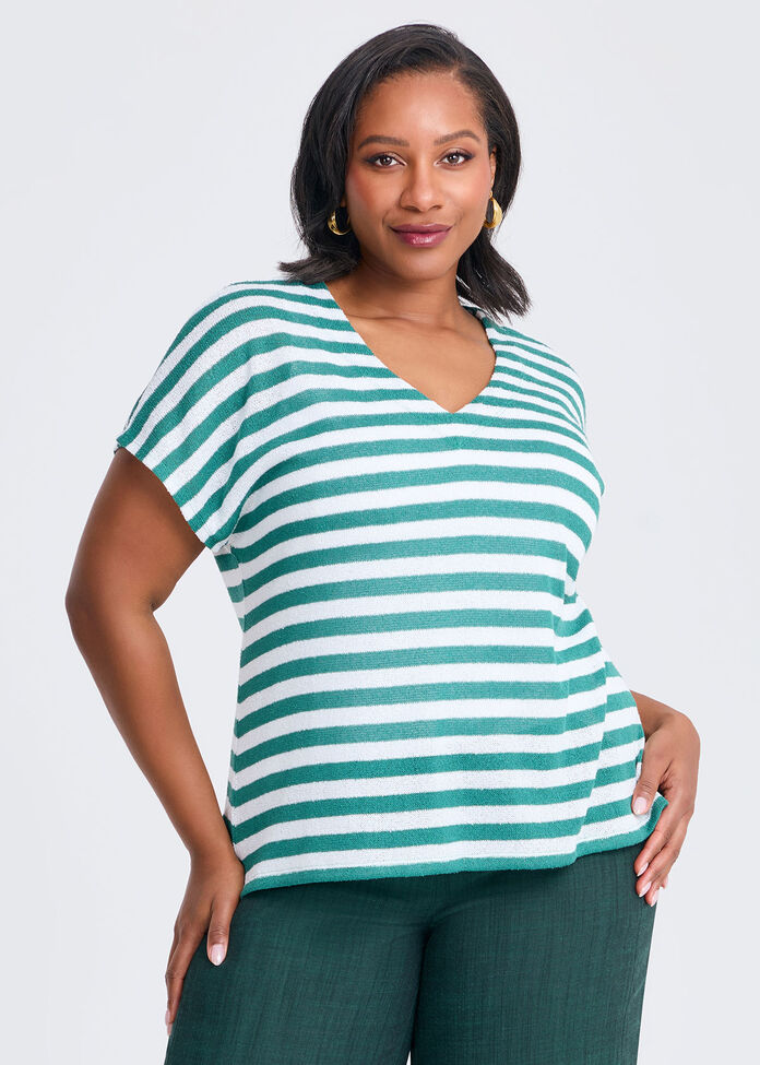 Stripe Lena Top, , hi-res