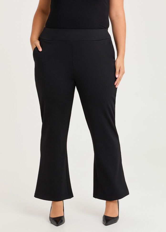 Kara Jacquard Bootleg Pant, , hi-res