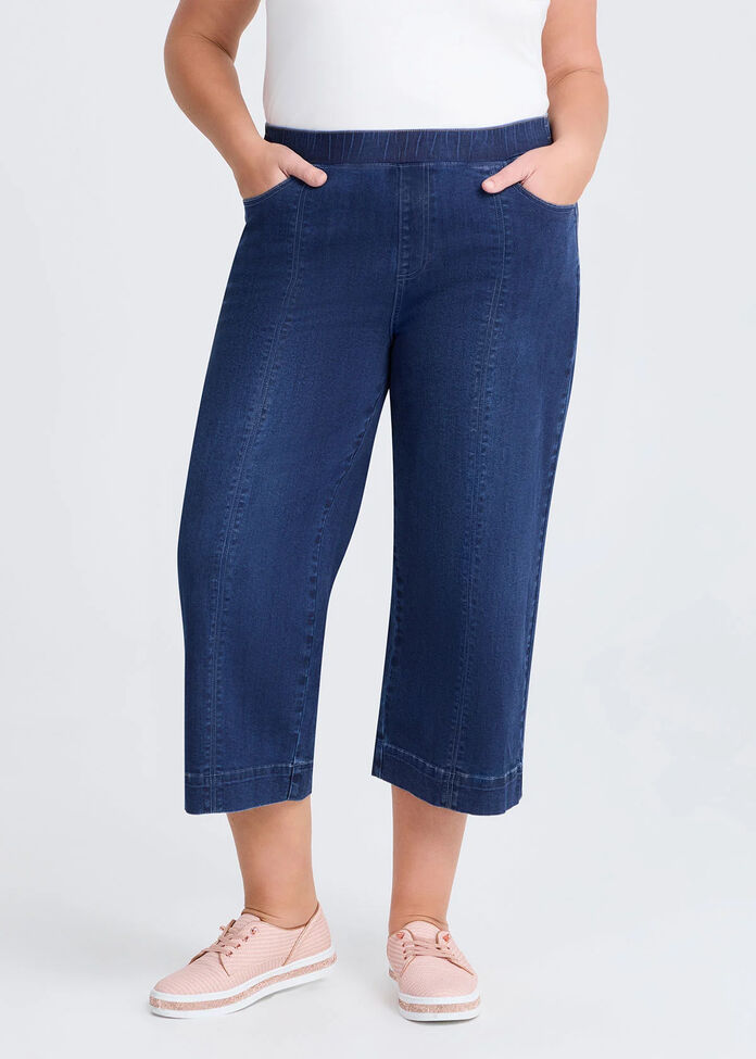 The Wide Leg Crop Jean, , hi-res