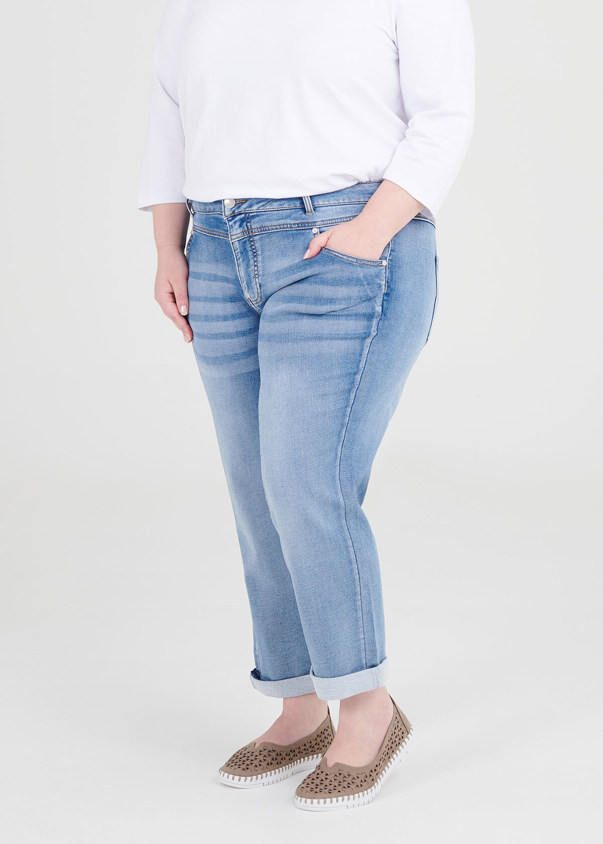 Size 12 top petite jeans
