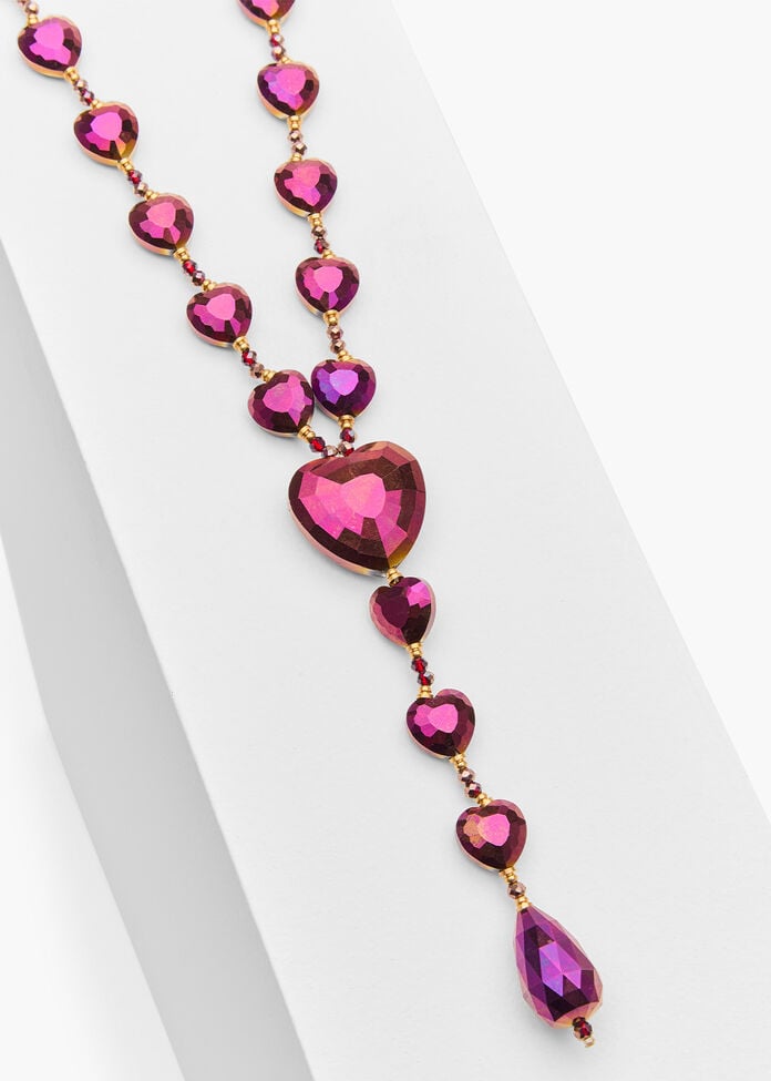Crystal Heart Necklace, , hi-res