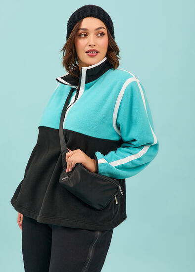 Plus Size Active Polar Fleece Top