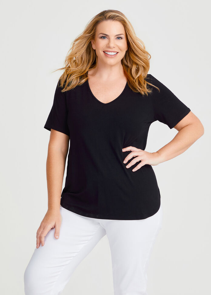 Bamboo Foundation Short Sleeve Top, , hi-res