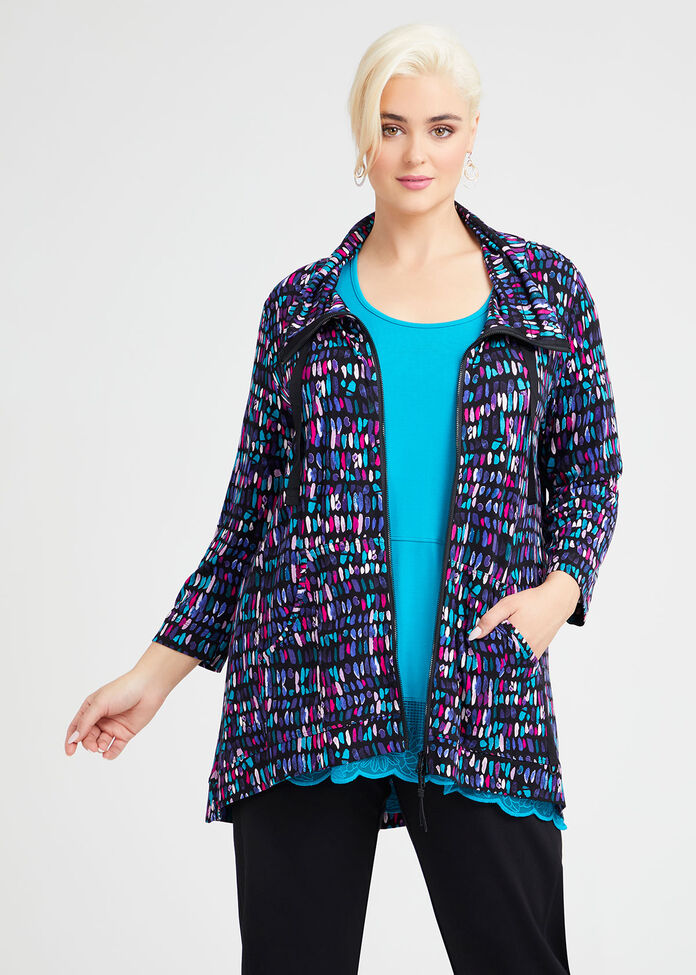 Bamboo Kaledioscope Cardigan, , hi-res