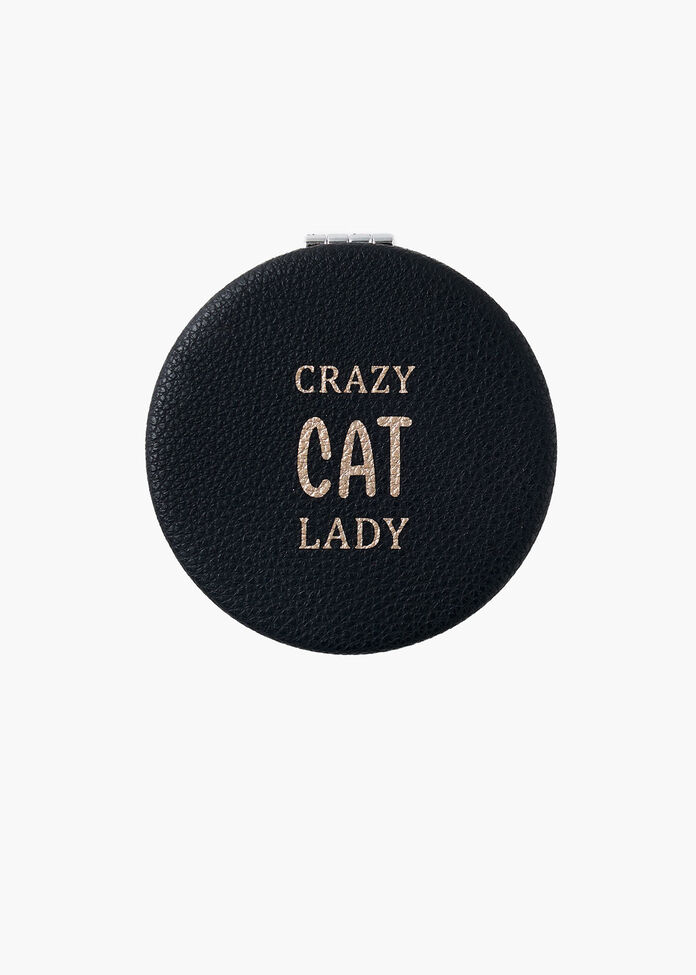 Crazy Cat Lady Compact Mirror, , hi-res