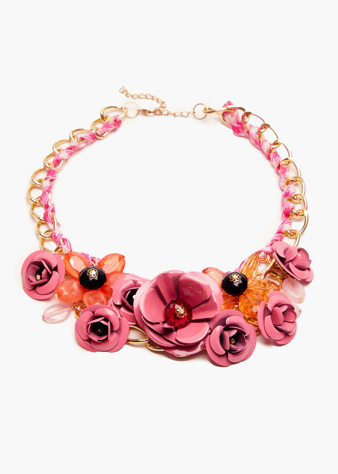 Shop Flower Statement Necklace Accessories Taking Shape