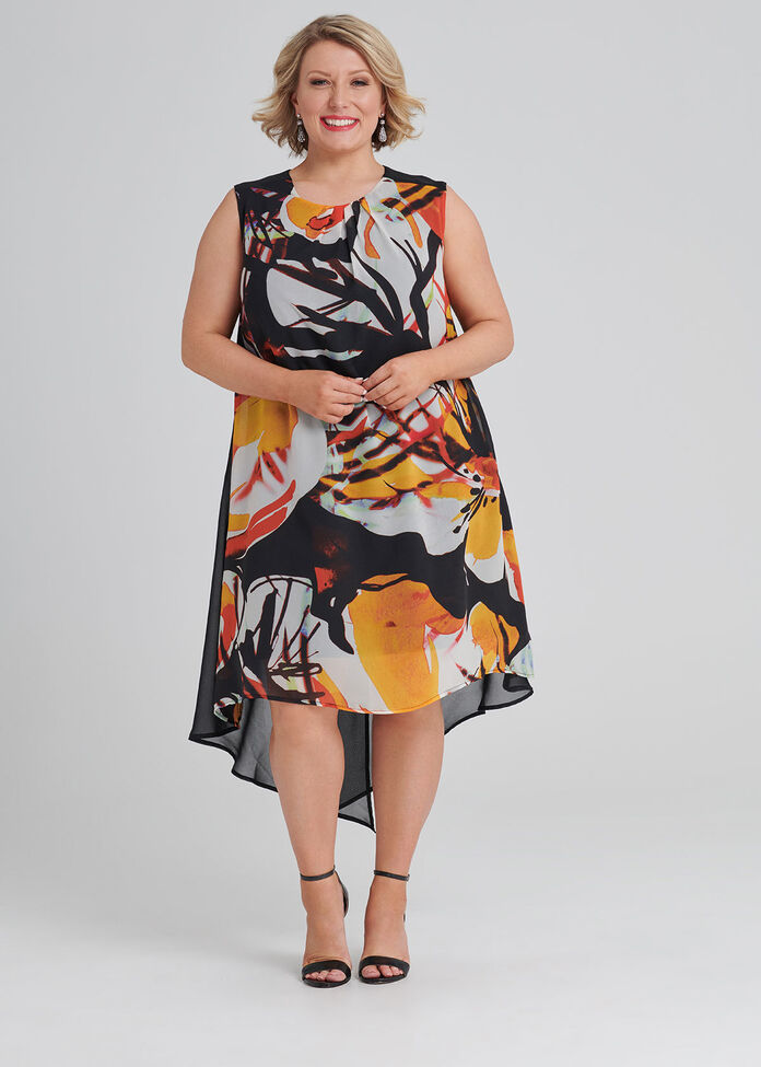 Shop Plus Size Lucia Dress in Black Taking Shape AU