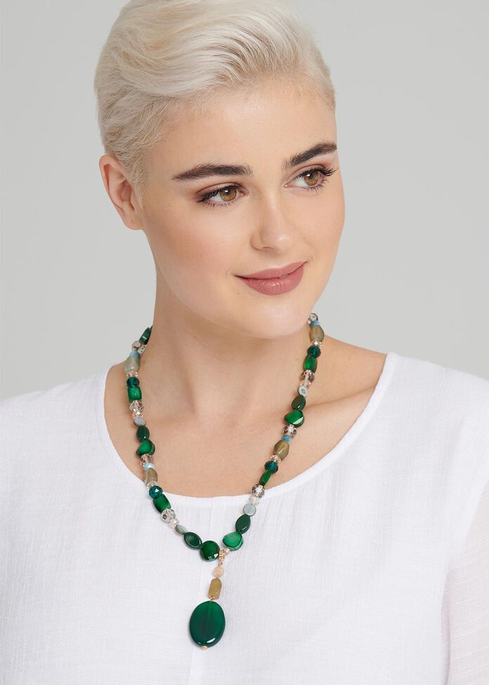 Aurora Stone Necklace, , hi-res